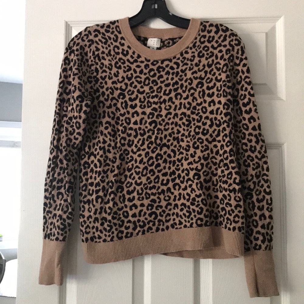 A NEW DAY CHEETAH SWEATER